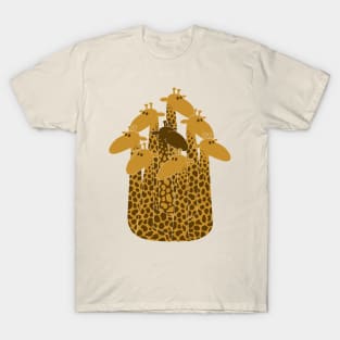 The black giraffe. T-Shirt